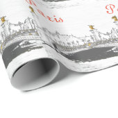 Pont Alexandre III aan de Seine River - Parijs Fra Cadeaupapier (Rol Hoek)