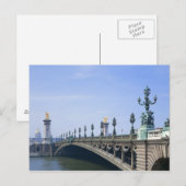 Pont Alexandre-III Bridge Briefkaart (Voorkant / Achterkant)