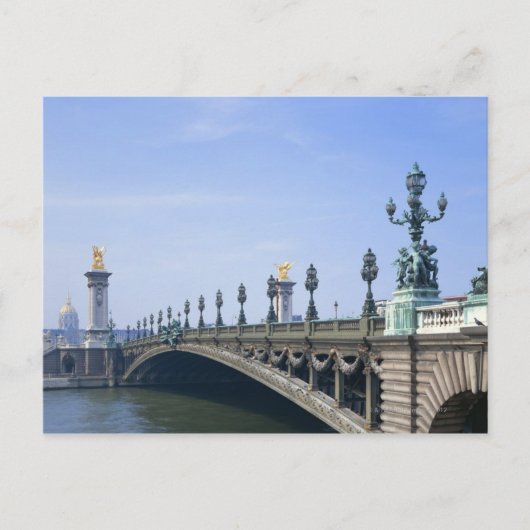 Pont Alexandre-III Bridge Briefkaart (Voorkant)