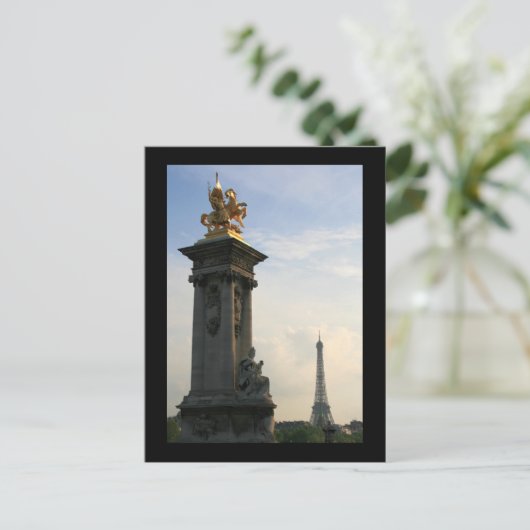 Pont Alexandre III Detail Briefkaart (Staand voorkant)