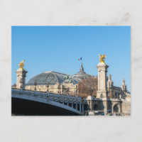 Pont Alexandre III en Grand Palais op een zonnige 
