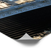 Pont Alexandre III en Grand Palais op een zonnige  Poster (Hoek)