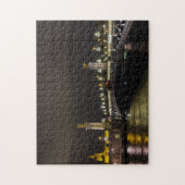 Pont Alexandre III en Ongeldig 's nachts - Parijs Legpuzzel (Verticaal)