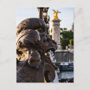 Pont Alexandre lll bridge - Parijs, Frankrijk Briefkaart