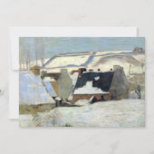 Pont-Aven in de sneeuw (Voorkant)