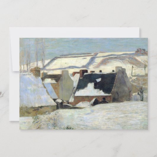 Pont-Aven in de sneeuw (Voorkant)