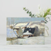 Pont-Aven in de sneeuw (Staand voorkant)