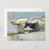 Pont-Aven onder de sneeuw | Paul Gauguin Briefkaart (Voorkant / Achterkant)