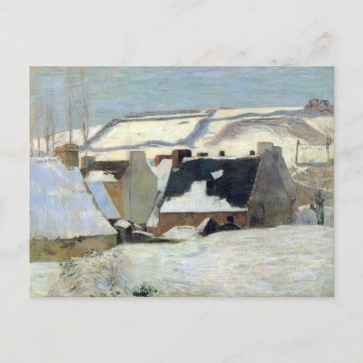 Pont-Aven onder de sneeuw | Paul Gauguin Briefkaart (Voorkant)