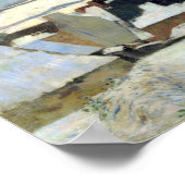 Pont-Aven onder de sneeuw | Paul Gauguin Poster (Hoek)