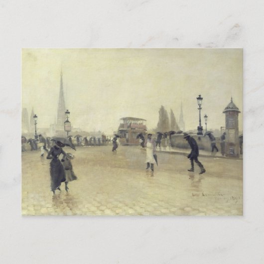 Pont Corneille, Rouen, 1891 Briefkaart (Voorkant)