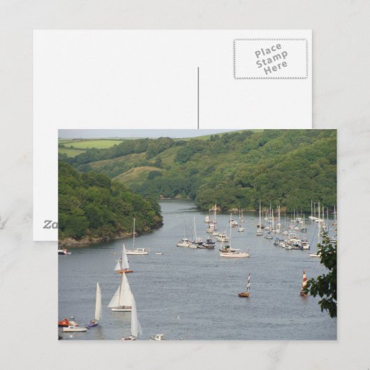 Pont Creek Polruan Briefkaart (Voorkant / Achterkant)