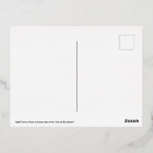 Pont de Bir Hakeim in Parijs Folie Feestdagen Briefkaart (Achterkant)