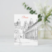 Pont de Bir-Hakeim over de Seine - Parijs, Frankri Briefkaart (Staand voorkant)