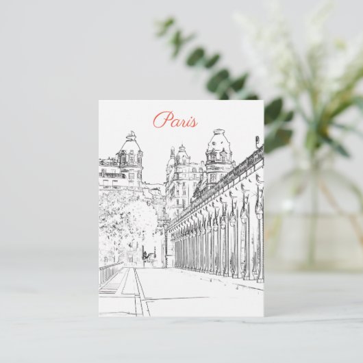 Pont de Bir-Hakeim over de Seine - Parijs, Frankri Briefkaart (Staand voorkant)