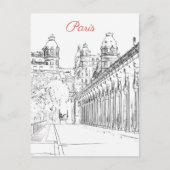 Pont de Bir-Hakeim over de Seine - Parijs, Frankri Briefkaart (Voorkant)