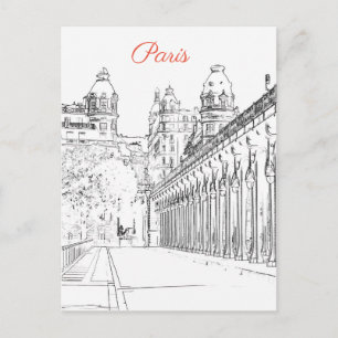 Pont de Bir-Hakeim over de Seine - Parijs, Frankri Briefkaart