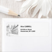 Pont de Bir-Hakeim over de Seine - Parijs, Frankri Etiket (Insitu)