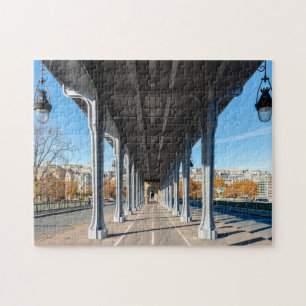 Pont de Bir-Hakeim over de Seine - Parijs, Frankri Legpuzzel
