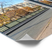 Pont de Bir-Hakeim over de Seine - Parijs, Frankri Poster (Hoek)