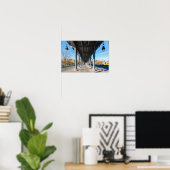 Pont de Bir-Hakeim over de Seine - Parijs, Frankri Poster (Thuiskantoor)