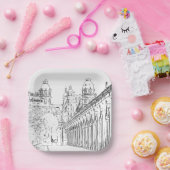 Pont de Bir-Hakeim - Parijs, Frankrijk Papieren Bordje (Feest)