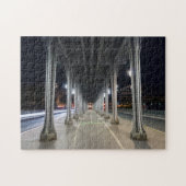 Pont de Bir-Hakeim ’s nachts - Parijs, Frankrijk Legpuzzel (Horizontaal)