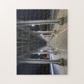 Pont de Bir-Hakeim ’s nachts - Parijs, Frankrijk Legpuzzel (Verticaal)