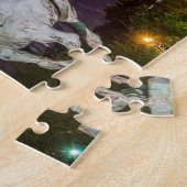 Pont de Bir-Hakeim ’s nachts - Parijs, Frankrijk Legpuzzel (Zijkant)