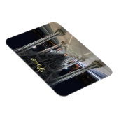 Pont de Bir-Hakeim 's nachts - Parijs, Frankrijk Magneet (Rechterzijde)