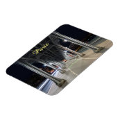 Pont de Bir-Hakeim 's nachts - Parijs, Frankrijk Magneet (Linkerzijde)