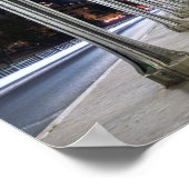 Pont de Bir-Hakeim ’s nachts - Parijs, Frankrijk Poster (Hoek)