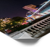 Pont de Bir-Hakeim ’s nachts - Parijs, Frankrijk Poster (Hoek)