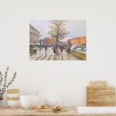 Pont De La Concorde - Eugène Galien-Laloue Poster (Keuken)