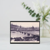Pont de la Guillotiere, Lyon, Frankrijk Vintage Briefkaart (Staand voorkant)
