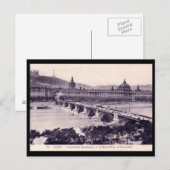 Pont de la Guillotiere, Lyon, Frankrijk Vintage Briefkaart (Voorkant / Achterkant)