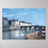 Pont de la Tournelle in Parijs door Stanislas Lépi Poster (Voorkant)