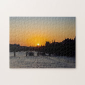 Pont des arts at sunset - Parijs, Frankrijk Legpuzzel