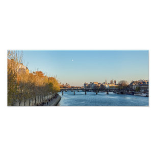 Pont des Arts en Ile de la Cité - Parijs, Frankrij Foto Afdruk