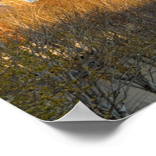 Pont des Arts en Ile de la Cité - Parijs, Frankrij Poster (Hoek)