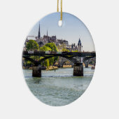 Pont Des Arts in Paris, Frankrijk Keramisch Ornament (Rechts)