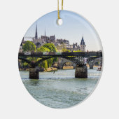 Pont Des Arts in Paris, Frankrijk Keramisch Ornament (Links)