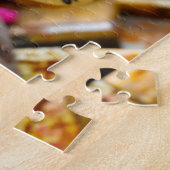 Pont des Arts Liefdessloten Parijs. Legpuzzel (Zijkant)