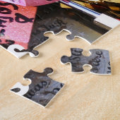 Pont des Arts Love Locks Paris. Jigzaag Puzzle Legpuzzel (Zijkant)