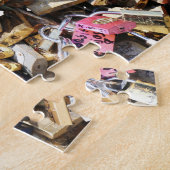 Pont des Arts Love Locks Paris. Legpuzzel (Zijkant)