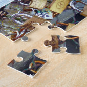 Pont des Arts Love Locks Paris. Legpuzzel (Zijkant)