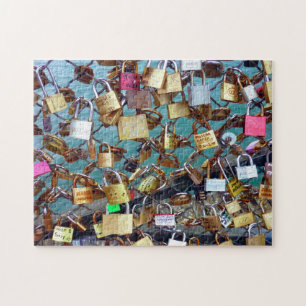 Pont des Arts Love Locks Paris. Legpuzzel
