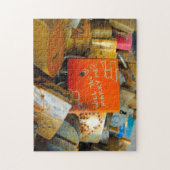 Pont des Arts Love Locks Paris. Legpuzzel (Verticaal)