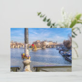 Pont des Arts on Valentijnsdag - Parijs Kaart (Staand voorkant)
