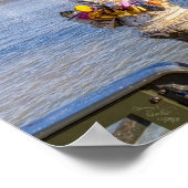 Pont des Arts op Valentijnsdag - Parijs Poster (Hoek)